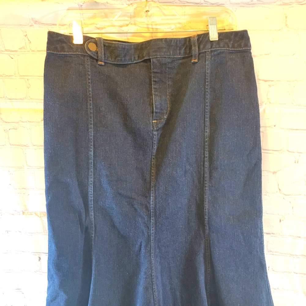 Ralph Lauren Blue Jean Skirt
